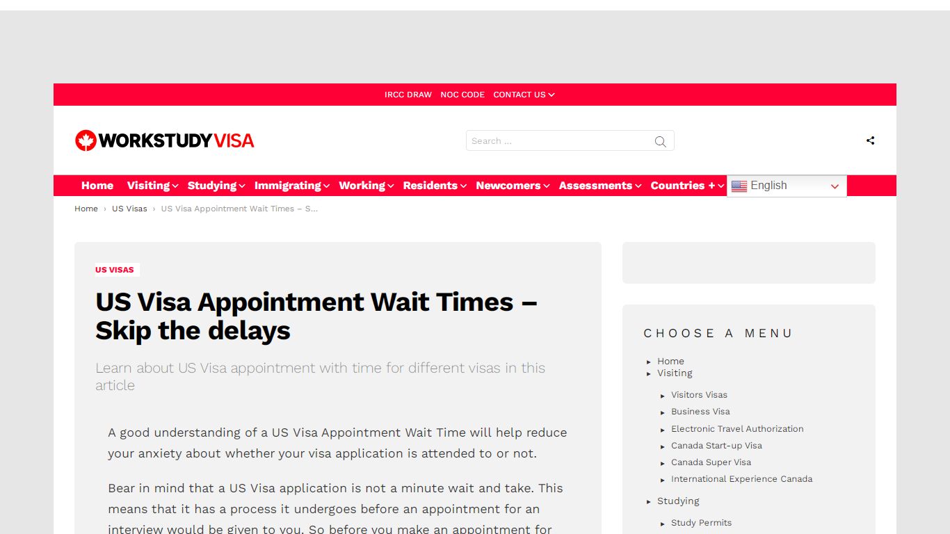 US Visa Appointment Wait Times – Skip the delays