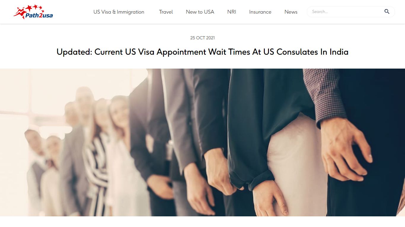 Visa Appointment Wait Times At US Consulates In India